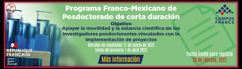 Programa Franco-Mexicano de Posdoctorado de corta duración